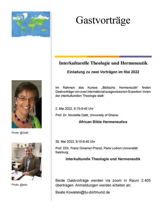 Flyer Gastvorträge im Mai 2022