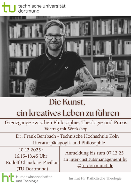 Das Bild zeigt den Einladungsflyer zur Veranstaltung.