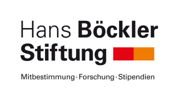 Das Bild zeigt das Logo der Hans-Böckler-Stiftung